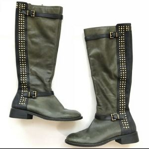Jessica Simpon Army Green Boots